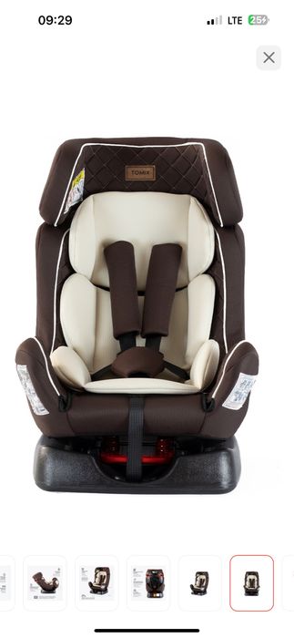 Продам детское автокресло TOMIX Unique 0/1/2 (до 25 кг)