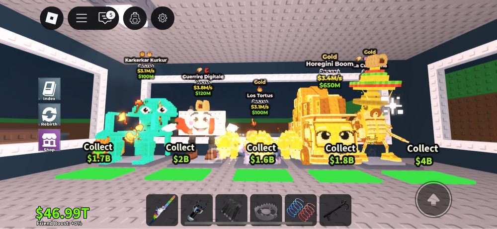 Продам браинротов в игре Steal a Brainrot