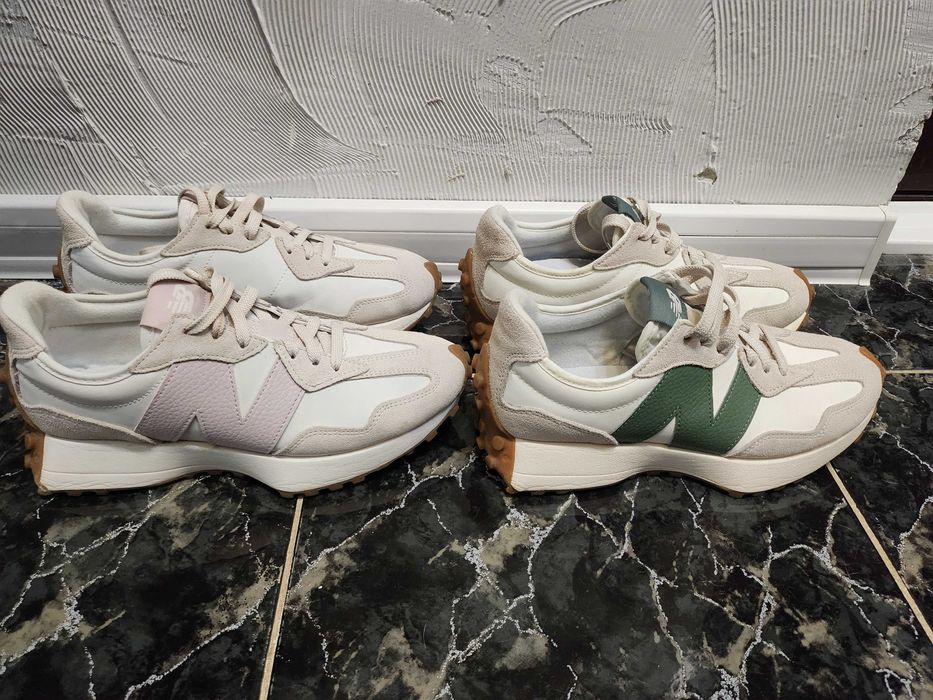 New Balance. Спортни обувки в бяло и нежно розово .