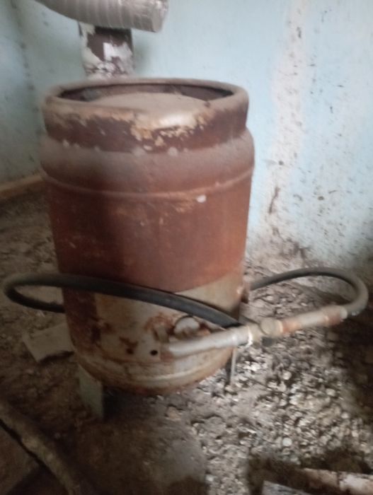 газовый печь буржуйка