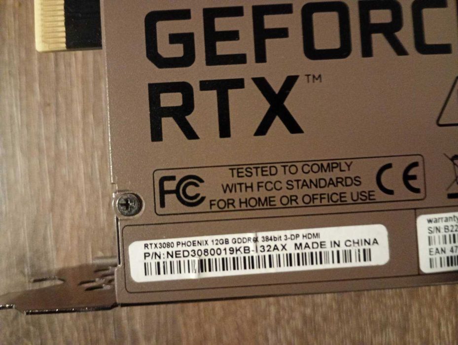 Placa video RTX 3080 12GB