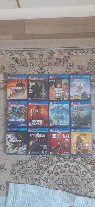 Продам игры на playstation 4