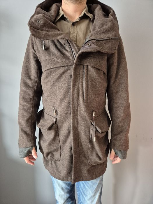 Есенно-зимно вълнено  палто Zara