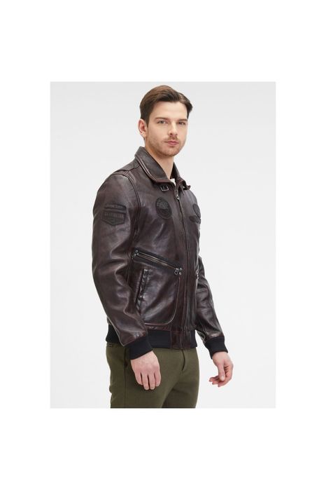 Geaca de Piele Barbati Mauritius Maro GMStarpilot