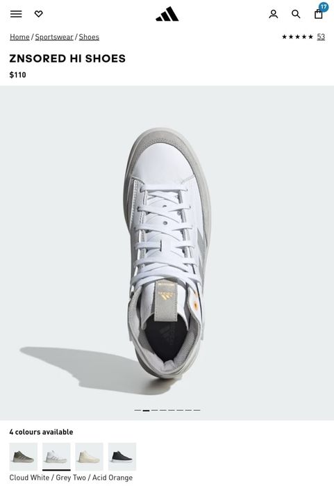 Кроссовки новые Adidas размер 43- 44