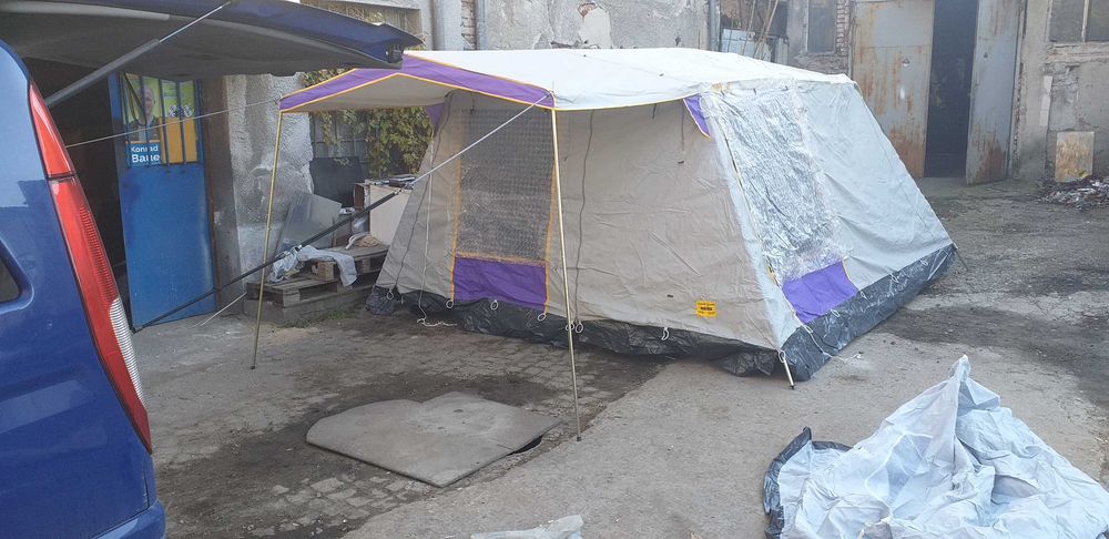 Палатка гумирана 4 местна