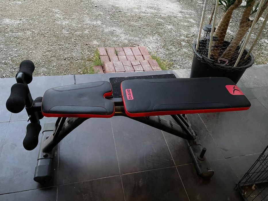 Banca multifunctionala reglabila + gantere reglabile incluse 2Kg- 14Kg