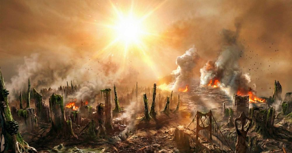 Print Poster Apocalipsa în Tablouri Canvas Premium 50x70 cm