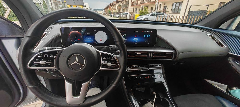 Mercedes-Benz EQC 2019 |baterie 85 KWh| 408CP | Istoric reprezentanta Mercedes | TVA inclus Deductibil | 4x4 | Stare excelenta | Dotari premium