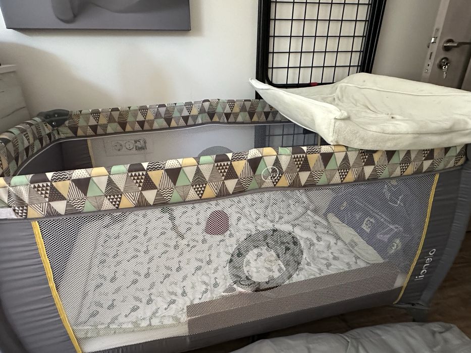 Pătuț bebelus plu husa