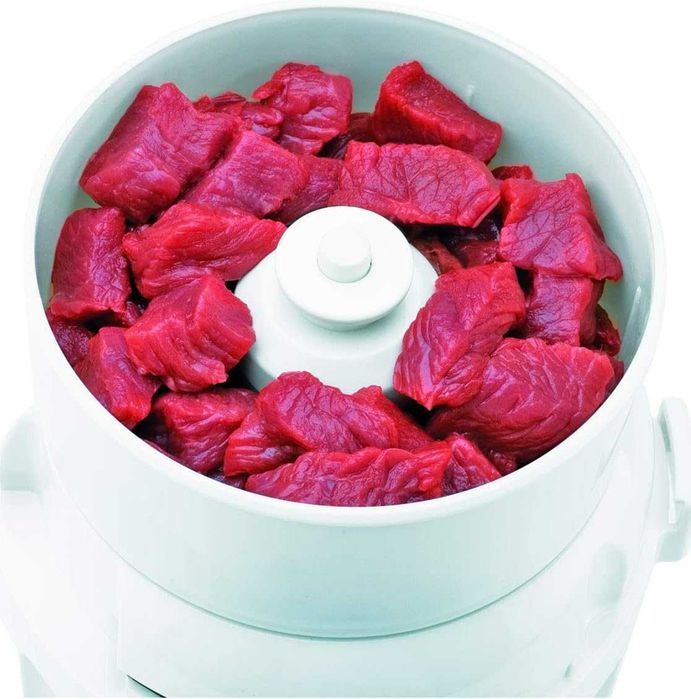 Moulinex AD5601 Moulinette Chopper, 800 W, рязане, смесване и късо нарязване, система 1 - 2 - 3 бърза работа, нож от неръждаема стомана, с ДЕФЕКТ