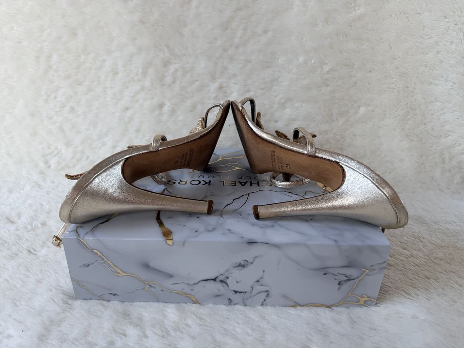 Roberto Cavalli -sanda  dama- rare gold crystal