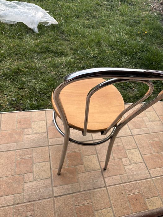 4x Scaune bucatarie /inox