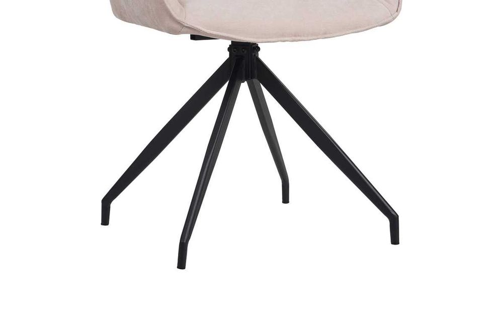 Стол Puzzle-home Kadeira, Метална основа, Текстил, 57.5х51х89см.