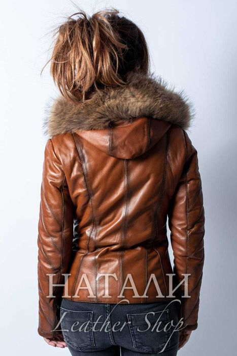 Зимно кожено яке Андреа