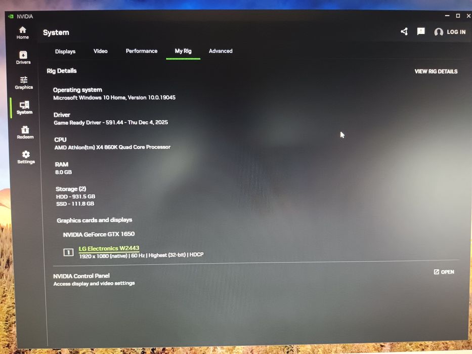 Pc AMD Athlon X4 860k, 8gb DDR3 2133Mhz,Nvidia  GeForce GTX 1650 4gb