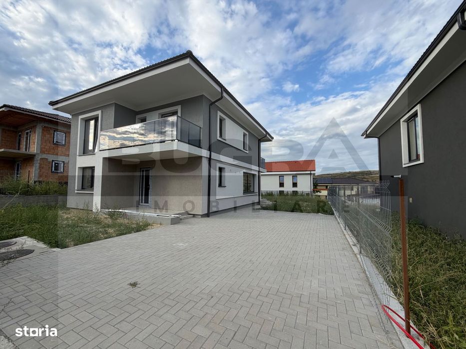 Casa individuala moderna de 120mp, teren 500mp, zona Chinteni