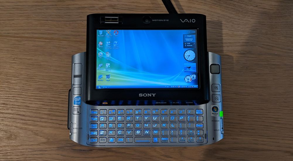 SONY UX, профессиональный мини компьютер
