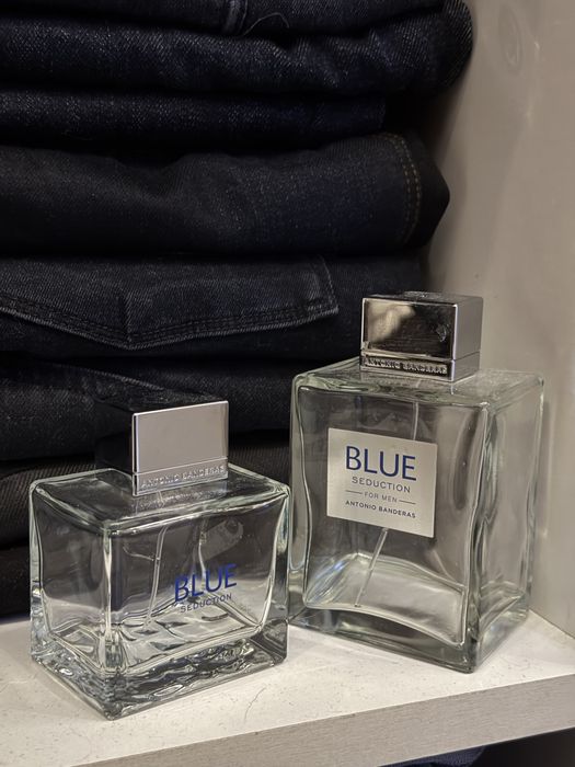Пустой флакон духов blue seduction antonio banderas