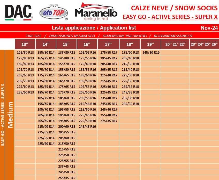 Lanturi auto textile, huse antiderapante zapada, DAC Maranello Super X