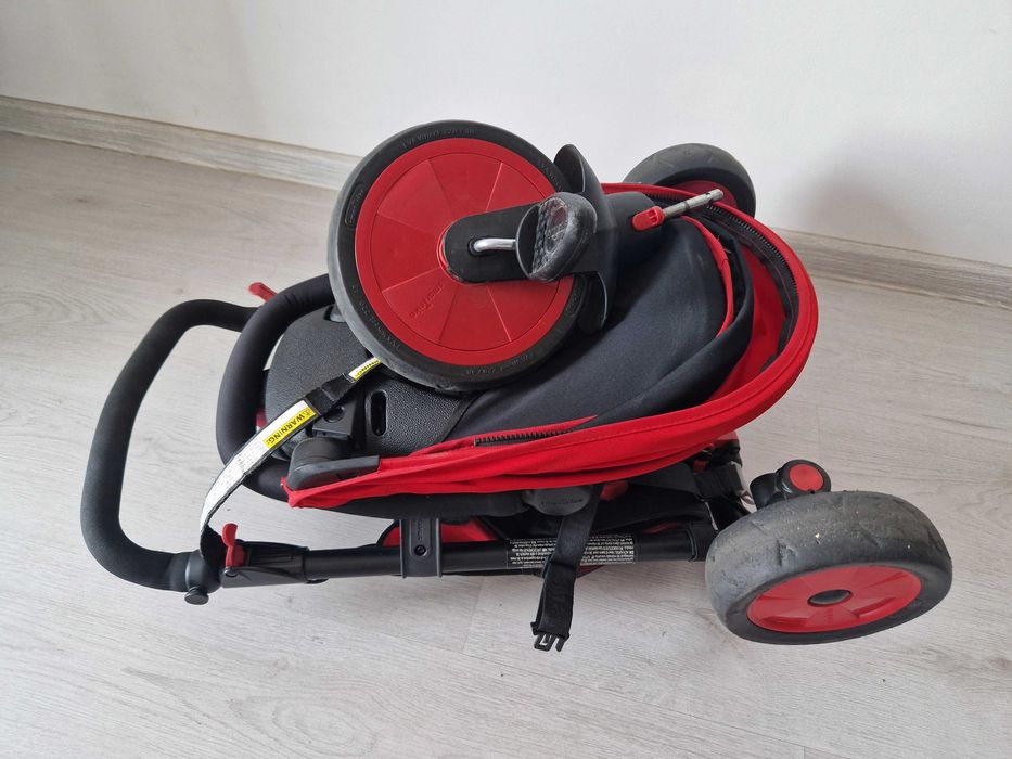 Tricicleta pliabila smarTrike 6 in 1, rosu