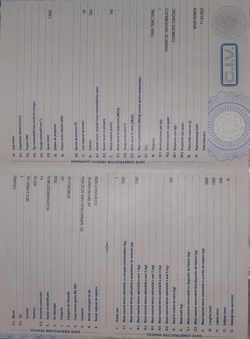 Vand remorca Eduard 1350kg