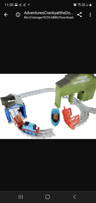 Паровозик Томас Thomas Cranky at the Docks (Adventures)
