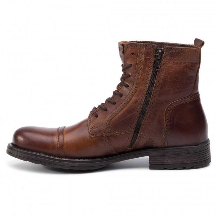 JACK & JONES Боти с връзки 'Russel'