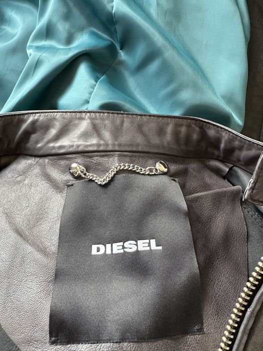 Vand geaca de piele biker DIESEL