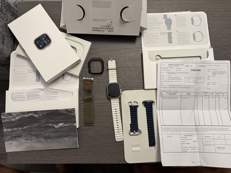 Apple Watch Ultra 2 - Factura- full box