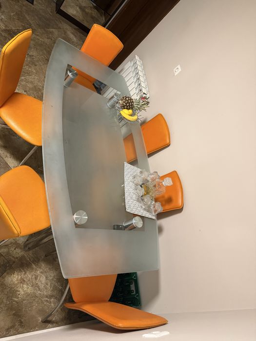 Masa de sticla bucatarie/sufragerie