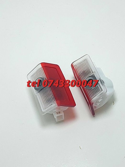 Set 2 Proiectoare Led Cu Logo Mercedes A B C E M Class