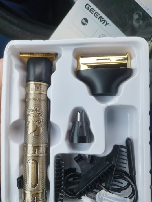 Mașină de tuns 3 in 1 contur/barba/nas gemmny originala/capete intersc