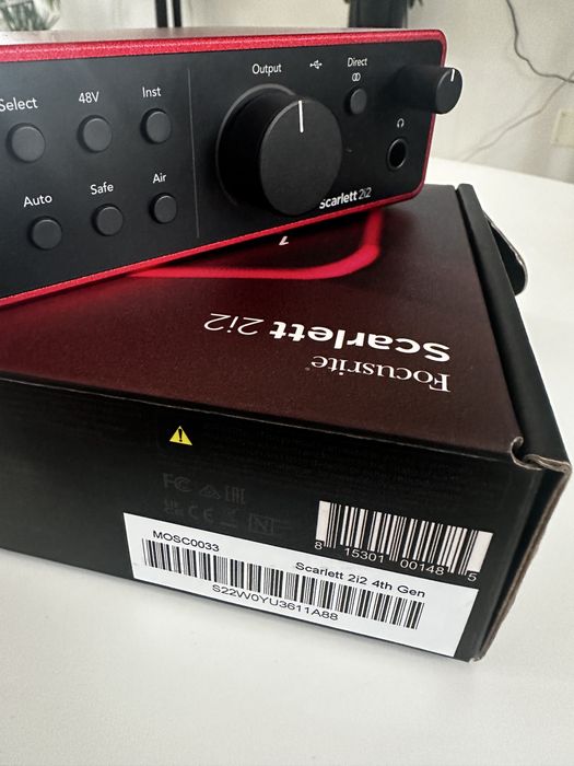 Focusrite  Scarlett 2i2 4th generation