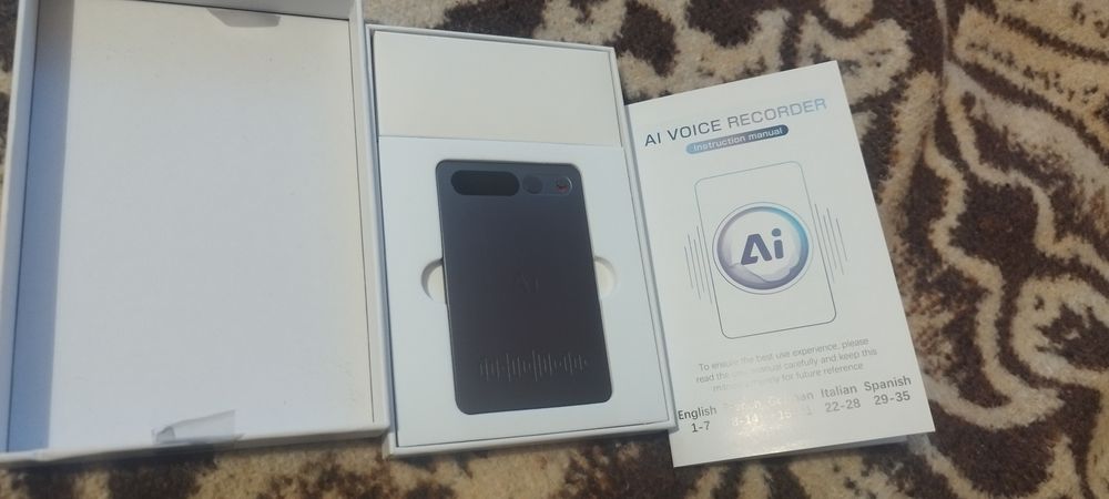 Ai Voice  Recorder  Fuallwin FW920B 64GB  с транскрипция и обобщаване