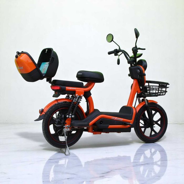Електрически скутер с педали MaxMotors EBZ 18 750W/48V/20Ah - ORANGE