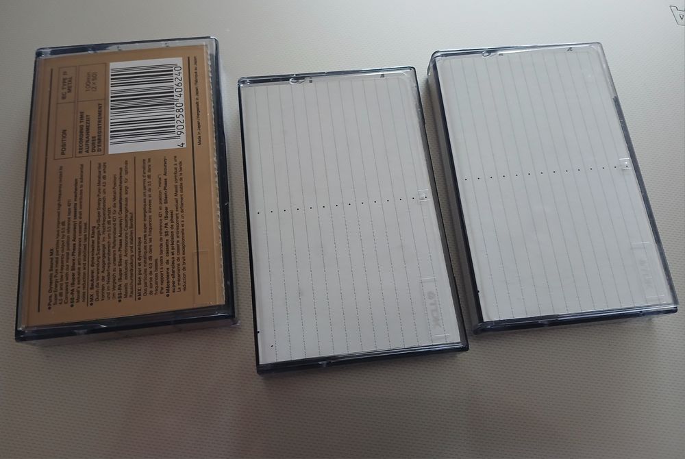 Lot de casete audio Maxell MX și TDK SA în stare foarte bună, nescrise