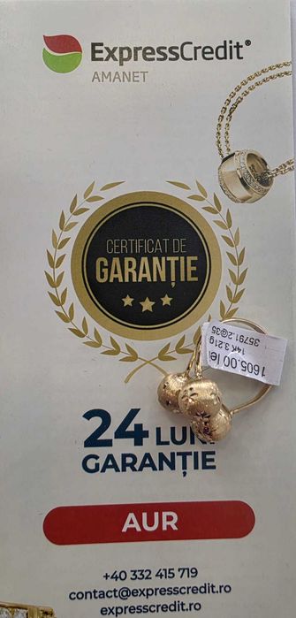Inel Aur 14K 3.21g (AG35 B:35791.2) Garantie 2 Ani!