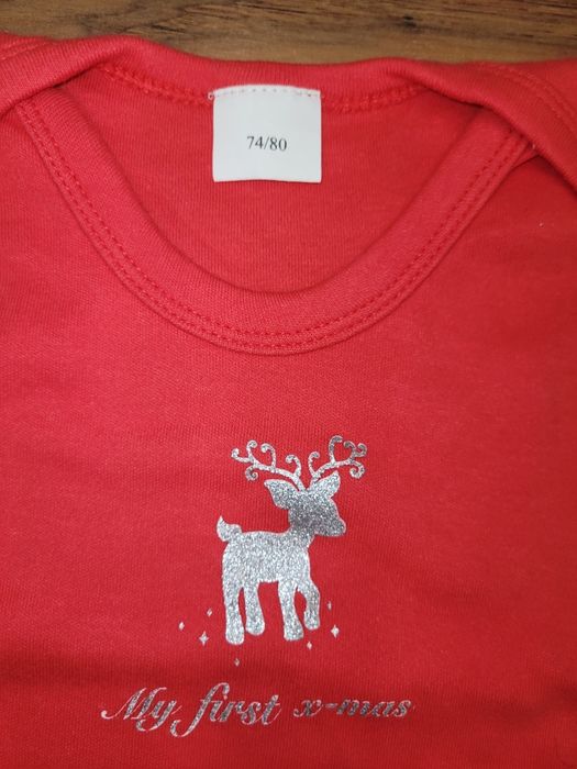Коледни бодита My first x-mas 74/80см.