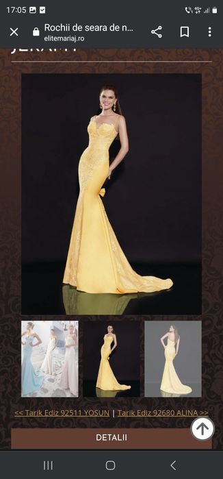 Rochie designer Tarik Ediz