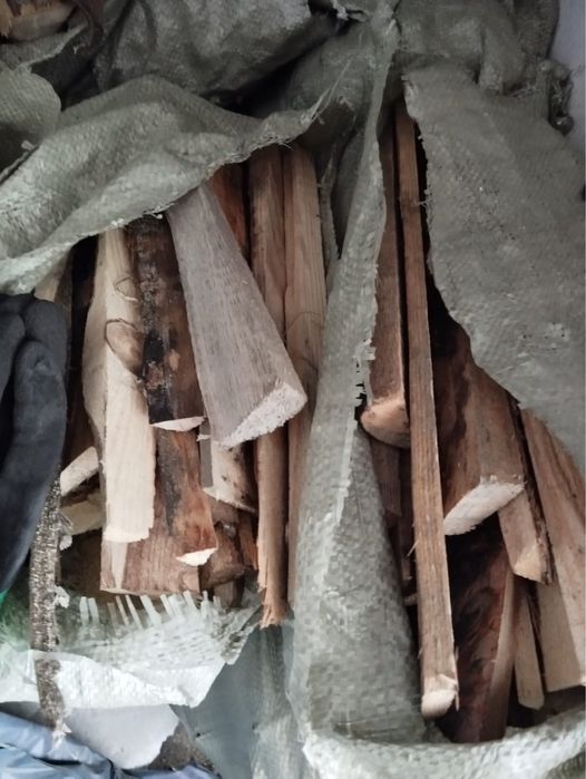 Дрова в мешках сосна сухая