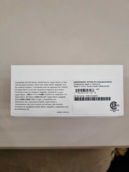 Apple AirPods Pro 2 поколение из США