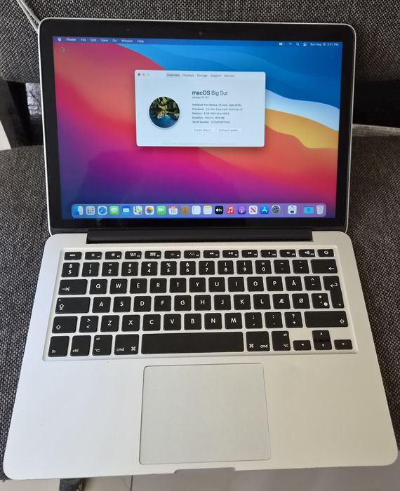 vand laptop Apple MacBook Pro Retina 13 2013.8Gb.Ssd 256 Gb
