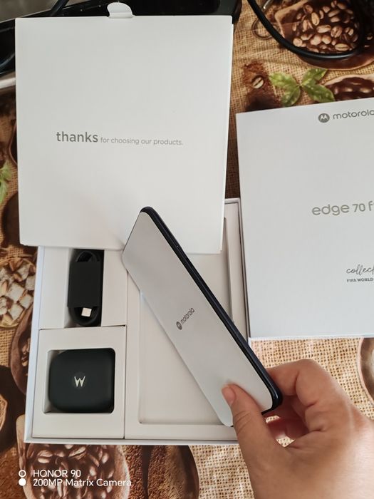 Telefon Motorola cu căști, nou