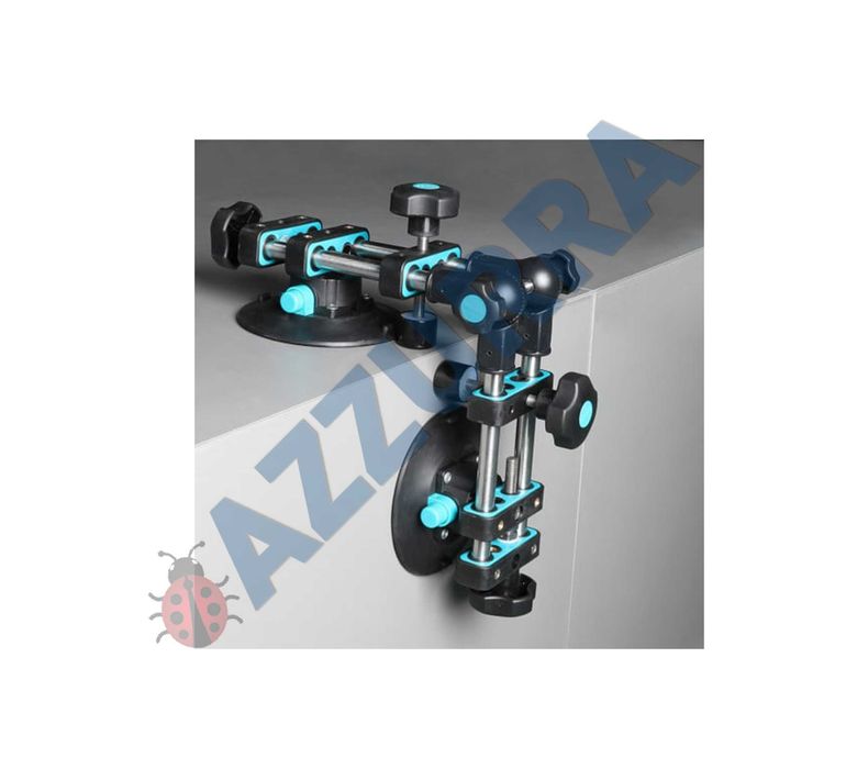 Sistem de fixare si ajustare multi-unghi, cu 2 ventuze cu vacuum