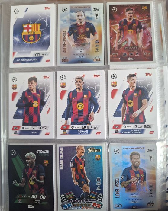 Topps match attax футболни карти