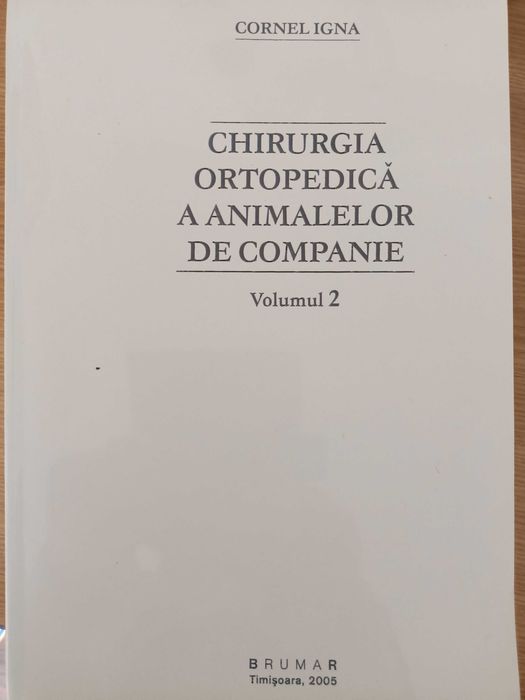 Carte Chirurgia ortopedica a animalelor de companie