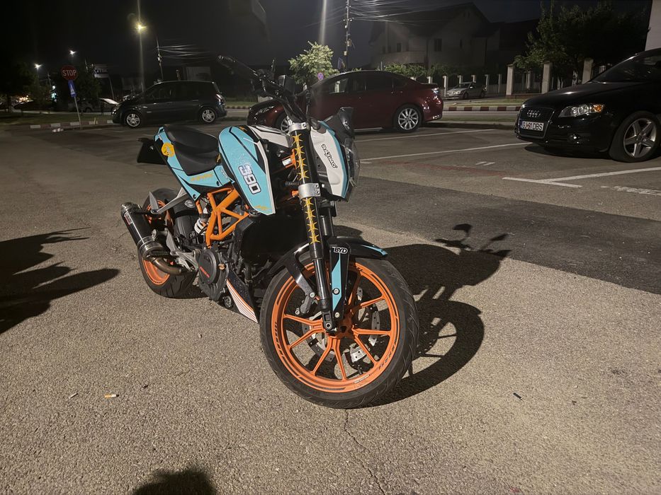 KTM Duke 390 2016 | 15.254 km | Evacuare MIVV | A2 | Stare foarte bună