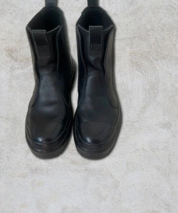 Ghete Converse negre din piele, mărimea 37, pentru femei
