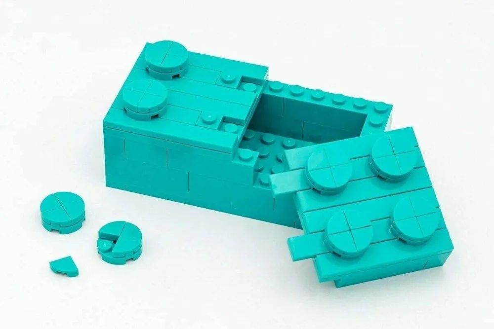 Lego 5006291 VIP  2x4 Teal Brick 6346101 LEGO
